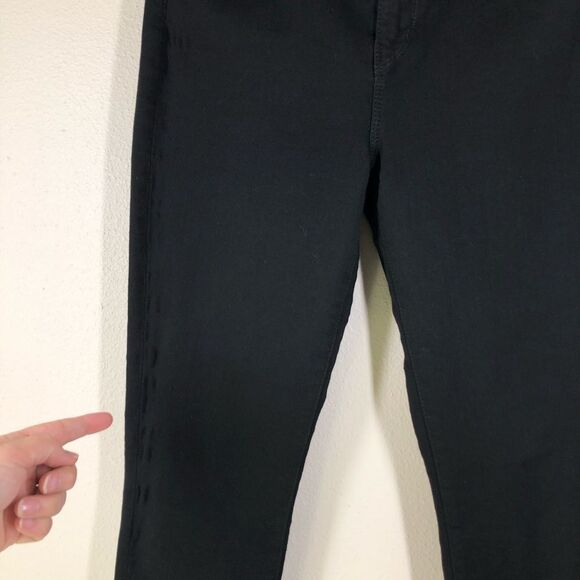 L’AGENCE Emmanuelle Black Cropped Skinny Jeans Ankle Zipper 28 - Picture 8 of 8